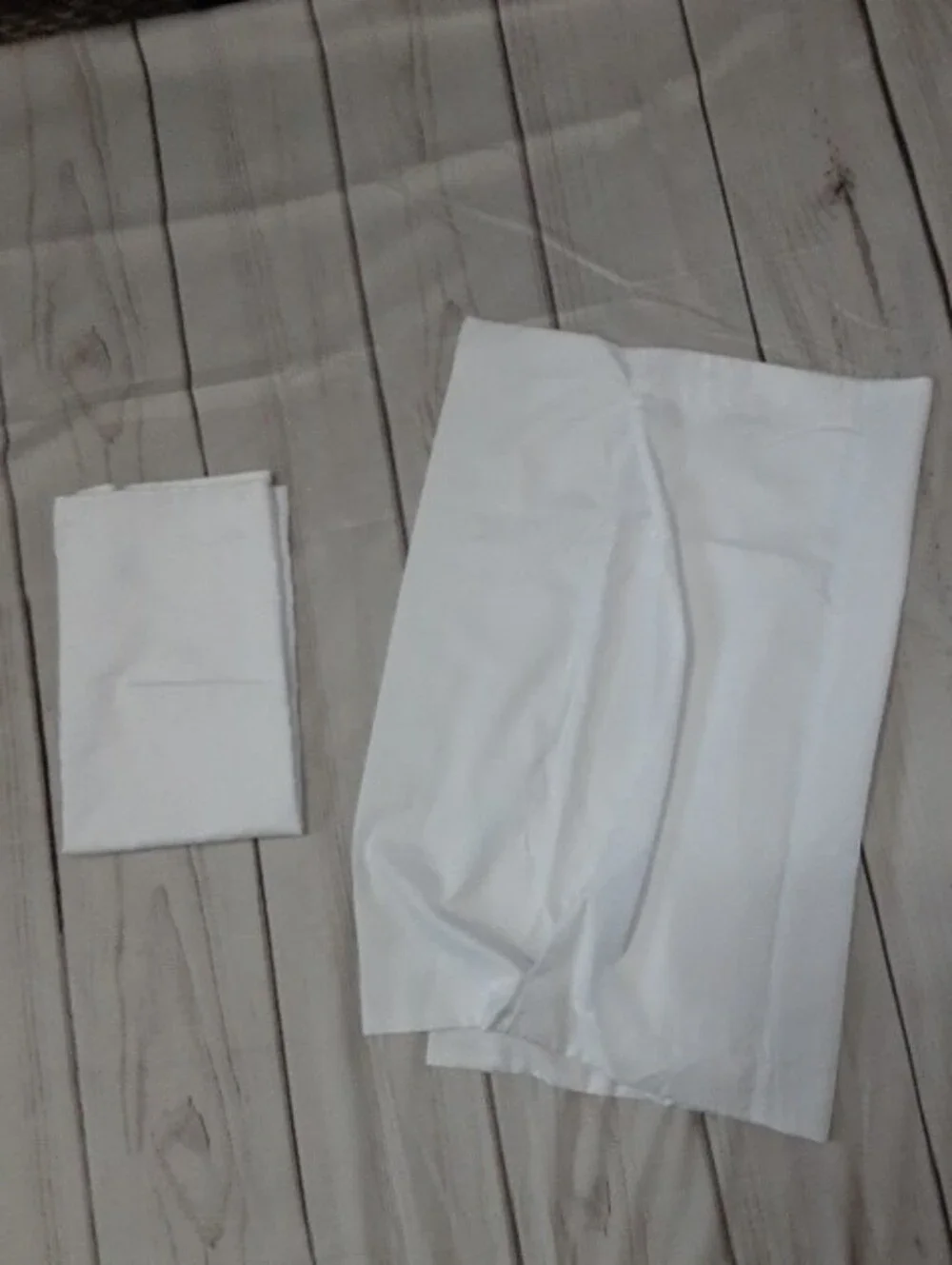 NTBAY White Microfiber Pillow Shams - Standard Set
